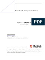 Unit Notes MAS225