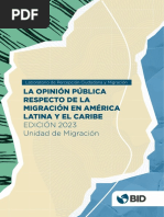 La Opinion Publica Hacia La Migracion en America Latina y El Caribe