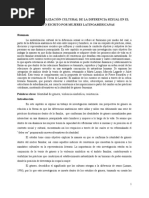 Familia y Simbolización Cultural de La Diferencia Sexual en El Cuento Escrito Por Mujeres Latinoamericanas - Junio - 2019