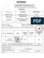 GENIUSSA 5020 Metal Detector Quotation