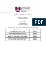 Physic's Lab Report (Convex Lens) S10 Group 4