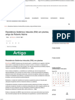 Resistência Sistêmica Induzida (RSI) em Plantas, Artigo de Roberto Naime - EcoDebate