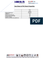 TDS For PVC Resin Properties