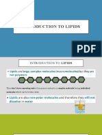 Introduction To Lipids