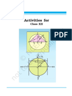 XII Maths Lab Activities & Projects