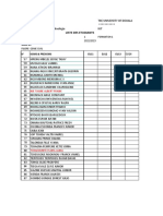 Liste Des Etudiants: 1 Formation:1 2022/2023 Filiere: Niveau D'Etude: Annee Academique Genie Civil