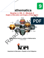 Math9 - Q4 - Mod4 - Wk4 - Angles of Elevation and Angles of Depression - v5