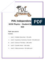 PiXL Independence - KS4 - GCSE Physics - Space Physics - Booklet