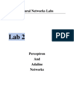 Lab2 - Perceptron and Adaline Networks