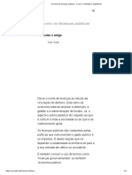 Conceito de Finanças Públicas - O Que É, Definição e Significado