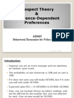 Prospect Theory & Reference-Dependent Preferences: AE6307 Behavioral Economics For Policy Analysis