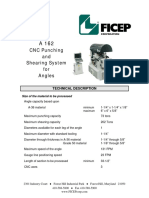 CNC Punching and Shearing System For Angles: Technical Description