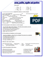 Present Simple - 3rd Person, Positive, Negative, Questions