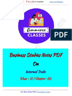 Business Studies Notes PDF Class 11 Chapter 10