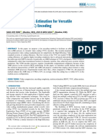 Fast Affine Motion Estimation For Versatile Video Coding VVC Encoding