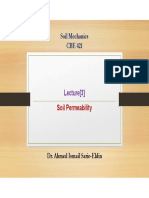 CH (3) SOIL Permeability