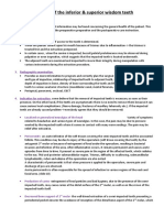 Pathology of Wisdom Molars