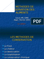 Méthodes de Conservation GUITARNI