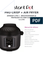 Manualul Utilizatorului Multicooker Aifryer Instant Pot Pro Crisp & Airfryer