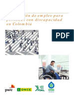 La Creacion de Empleo para PCD en Colombia