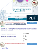 Razones y Proporciones I