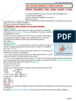 Équilibre D'un Solide Soumis À Trois Forces