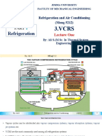 Chapter 3 Vapour Compression Refrigeration Systems L1