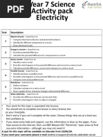 Electricity 1 Student Activity Pack