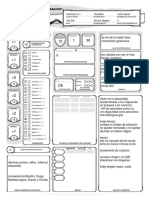 Hoja de Personaje Editable Ya Hecha de DND