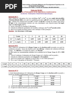 Fiche de TD N°2 Et Corrigé