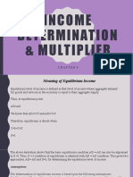 Income Determination & Multiplier