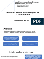 Bases de Metodo Epidemiologico para Investigacion