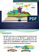 Taller Cuentos para Pensar