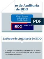 Enfoque de Auditoría de BDO