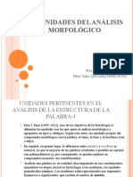 Unidades Del Analisis Morfologico