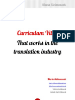 How To Write A Translator's CV