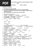 Grade 7 Maths Paper 1