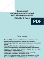 Geoelectrical and Electromagnetic Methods