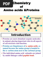 Chemistry of Amino Acids - Proteins