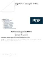 Manual Do Usuário Da Pistola de Massagem M4Pro - Manuais +