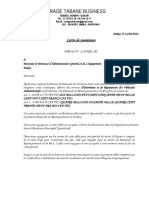 Lettre Soumission Tabane