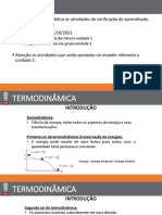 2 - ST - Slides - Unidade 2 - Termodinâmica