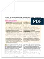 Antibiotic Prophylaxis in Dentistry