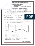 Controle N°2 Math Tse