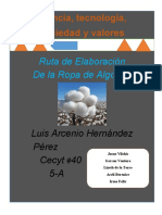 Elaboracion de La Ropa de Algodon