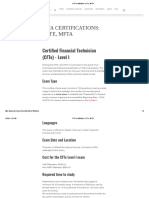 IFTA Certifications - CFTe, MFTA