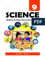 Science - G9 - Week 4 (Lessons 11-13)