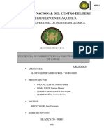 Grupo N°6 - Electrodeposicion de Cobre. Iq - Noveno