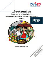 Grade 10 STE Electronics Robotics Q4 Module 1 Wk1 ADM