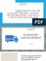 Inventory Management 2021